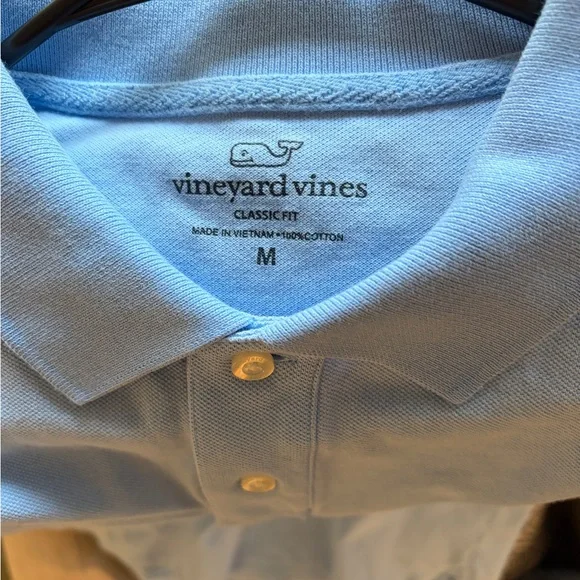 Vineyard Vines Men's Sky Blue Polo - Picture 3 of 3